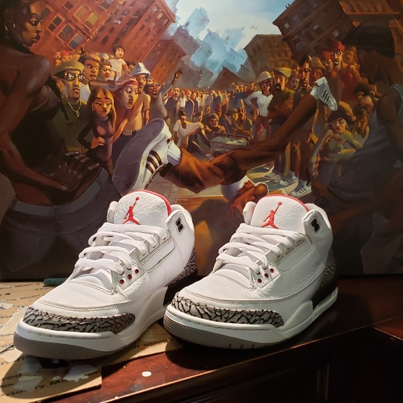 Sold... Jordan White Cement 3 - Picture 3 of 6
